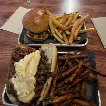 Brown Bag Burger - West Coast Philly Sweet Potato Fries Cajun Chicken Fries - Burgers Near Me - Flagstaff, Arizona Brown Bag Burger - West Coast Philly Sweet Potato Fries Cajun Chicken Fries - Burgers Near Me - Flagstaff, Arizona