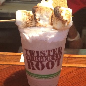 Twisted Root Burger - Smores shake - Burgers Near Me - Dallas, Texas Twisted Root Burger - Smores shake - Burgers Near Me - Dallas, Texas
