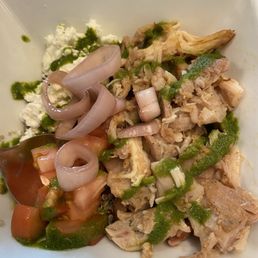Chicken quinoa dish (delicious, the photo doesn't do it justice) Chicken quinoa dish (delicious, the photo doesn't do it justice)