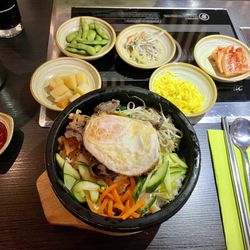 Koogi Korean Bbq - Beef Bibimbap with Sides-Delicious!