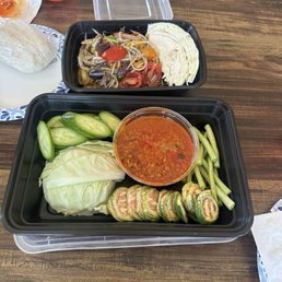 You have to try the Khmer Papaya Salad and the Prohok Ktiss, sad they're not open today but reminiscing on the weekend You have to try the Khmer Papaya Salad and the Prohok Ktiss, sad they're not open today but reminiscing on the weekend