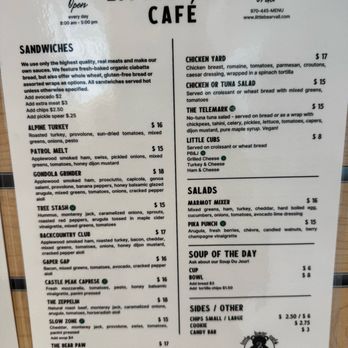 Little Bear Cafe - Coffee & Tea Near Me - Vail, Colorado