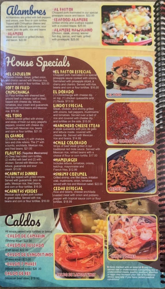 Food from La Terraza Mexican Grill & Seafood