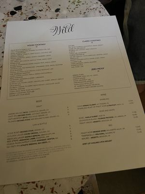 Menu photo 3 The Wild Denver, CO Menu photo 3 The Wild Denver, CO