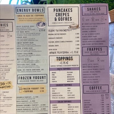Menu photo 3 Juicy Avenue Madrid, M