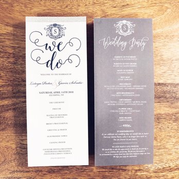 PinkShe Designs - Wedding Programs - Graphic Design Near Me