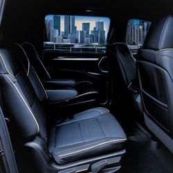 Vankeith Black Car - Heated and cooled captains chair's wit independent temp. controls