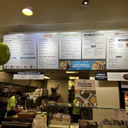 Menu board