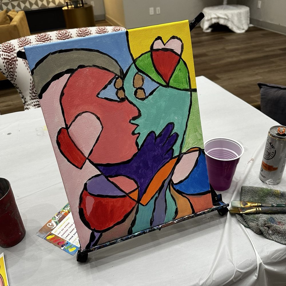 Britcasso - Finished result!!! - Paint & Sip Near Me - Mesquite, Texas