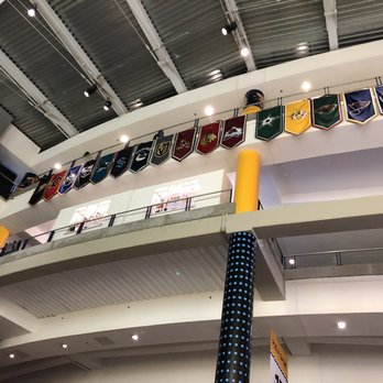 Bridgestone Arena - Banners of all the NHL teams. - Stadiums & Arenas Near Me - Nashville, Tennessee