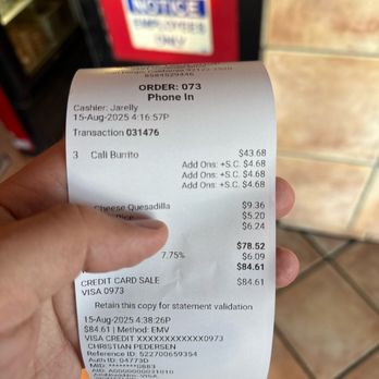 Ramon's Taco Shop - Heads up this place is a rip off!!! $5 more for add ons in burritos - Mexican Near Me - San Diego, California