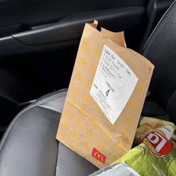 McDonald's - Just a grab-n-go meal to keep the day rolling along :-). (Yeah, those are pickle-flavored potato chips from, earlier in the day :-) - Fast Food Near Me - West Yellowstone, Montana