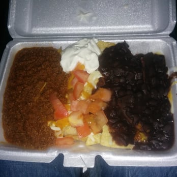 Empire Tortillas - Chili Nachos! Looks crazy but soooo good! - Mexican Near Me - Brooklyn, New York Empire Tortillas - Chili Nachos! Looks crazy but soooo good! - Mexican Near Me - Brooklyn, New York