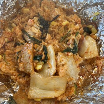 ToBang - Kimchi fried rice. The bottom gets very crispy! - Korean Near Me - Santa Clara, California ToBang - Kimchi fried rice. The bottom gets very crispy! - Korean Near Me - Santa Clara, California