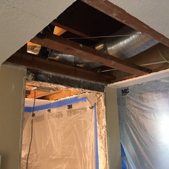 Construction Pros - Damaged header, ceiling removed - General Contractors Near Me - Danville, California