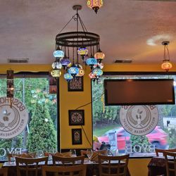 Bosphorus Mediterranean Cuisine - Beautiful Turkish lamps