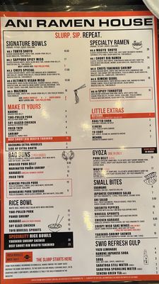 Menu photo 2 Ani Ramen House Montclair, NJ