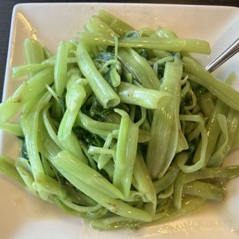 Bay Island Cafe - 椒絲腐乳通心菜 or Ong Choi with Bean Curd Sauce for $12.99 - Comfort Food Near Me - Rosemead, California Bay Island Cafe - 椒絲腐乳通心菜 or Ong Choi with Bean Curd Sauce for $12.99 - Comfort Food Near Me - Rosemead, California