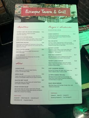 Menu photo 2 Biscayne Tavern & Grill Miami, FL