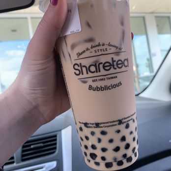 Sharetea - Okinawa Pearl Milk Tea, 80% sweet - Bubble Tea Near Me - Metairie, Louisiana Sharetea - Okinawa Pearl Milk Tea, 80% sweet - Bubble Tea Near Me - Metairie, Louisiana