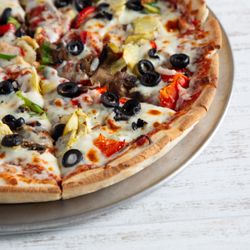 Summit Pizza - Garden Vegetable Pizza - also available with Vegan Cheese