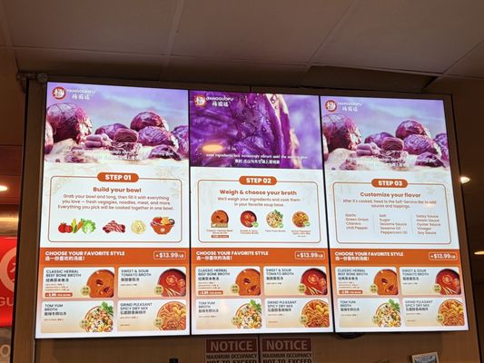 Menu photo 2 YGF Malatang San Diego, CA