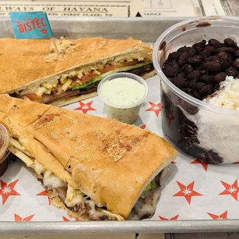 D'Cuban Cafe - PAN CON BISTEC SANDWICH - Latin American Near Me - Chamblee, Georgia