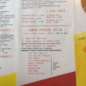 Sri Siam - Lunch Specials $7.95 - Thai Near Me - Morton Grove, Illinois Sri Siam - Lunch Specials $7.95 - Thai Near Me - Morton Grove, Illinois