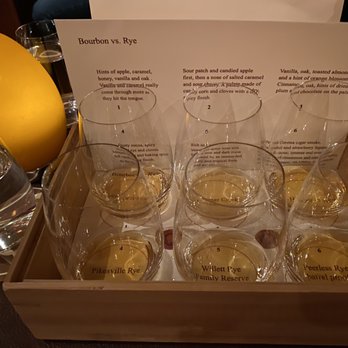 Brandy Library - Bourbon vs Rye flight - New American Near Me - New York, New York