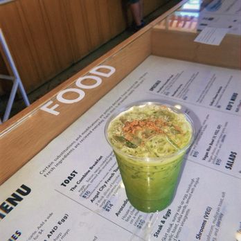 The Combine Kitchen - "Shrek" Matcha Latte - Coffee & Tea Near Me - Rancho Cucamonga, California