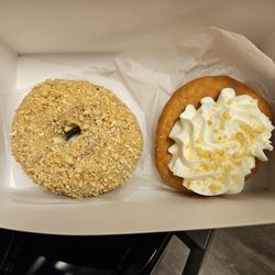 Good Company Doughnuts & Cafe - National Landing - Coconut crunch and banana cream pie donuts