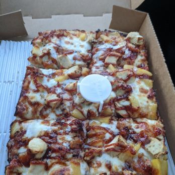 Jet's Pizza - Chicken bbq pizza on deep dish crust. Delicious. - Pizza Near Me - North Charleston, South Carolina Jet's Pizza - Chicken bbq pizza on deep dish crust. Delicious. - Pizza Near Me - North Charleston, South Carolina