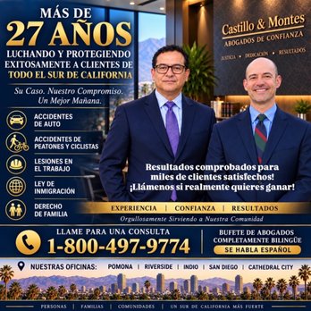 Castillo & Montes - Personal Injury Law Near Me - Indio, California Castillo & Montes - Personal Injury Law Near Me - Indio, California