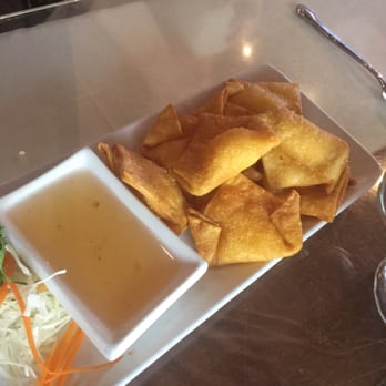 Thai Place - Cream cheese Rangoons were supposed to have shrimp in them but I did not notice any. Still delicious tho! - Thai Near Me - Winter Park, Florida Thai Place - Cream cheese Rangoons were supposed to have shrimp in them but I did not notice any. Still delicious tho! - Thai Near Me - Winter Park, Florida