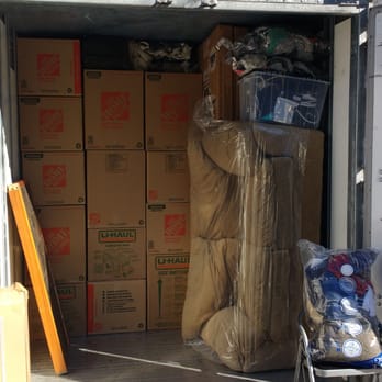 PrimeTime Movers - Start of packing the Relocube - Movers Near Me