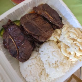 Sam'L Hawaiian BBQ - Kalbi ribs single plate - Hawaiian Near Me - Roseville, California Sam'L Hawaiian BBQ - Kalbi ribs single plate - Hawaiian Near Me - Roseville, California