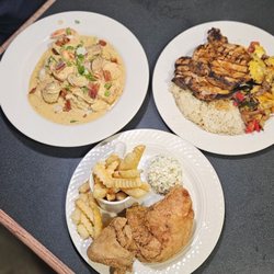 Viny's Catering - Shrimp & Grits Fried Chicken Grilled Pork Chops