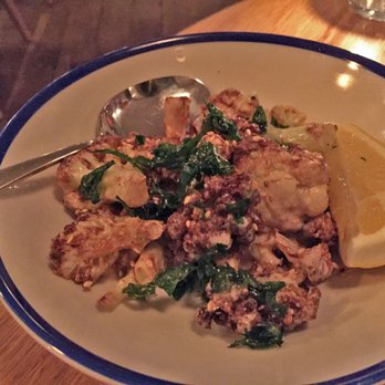 Byblos - Seared Cauliflower with Tahini Sauce, Sesame, Coriander - Mediterranean Near Me - Toronto, Ontario Byblos - Seared Cauliflower with Tahini Sauce, Sesame, Coriander - Mediterranean Near Me - Toronto, Ontario