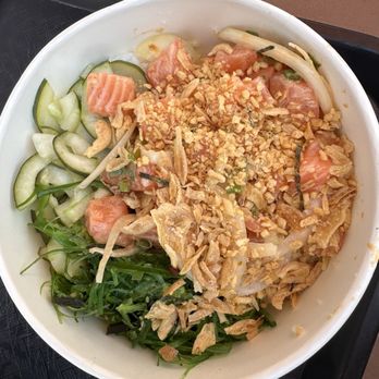 Poké Chop - Build your Own Medium-Salmon - Poke Near Me - San Diego, California Poké Chop - Build your Own Medium-Salmon - Poke Near Me - San Diego, California