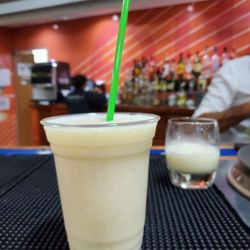 Puerto Vallarta Airport Transportation - My traditonal pina colada TO GO before heading to hotel. 24 usd but great