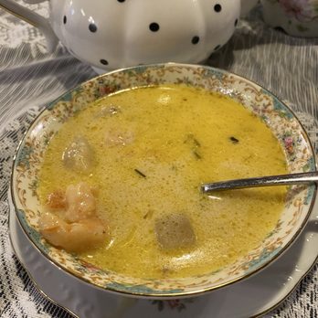 Let Them Eat Cake Tea Room - Shrimp soup soooo good! - Tea Rooms Near Me - Salem, Oregon