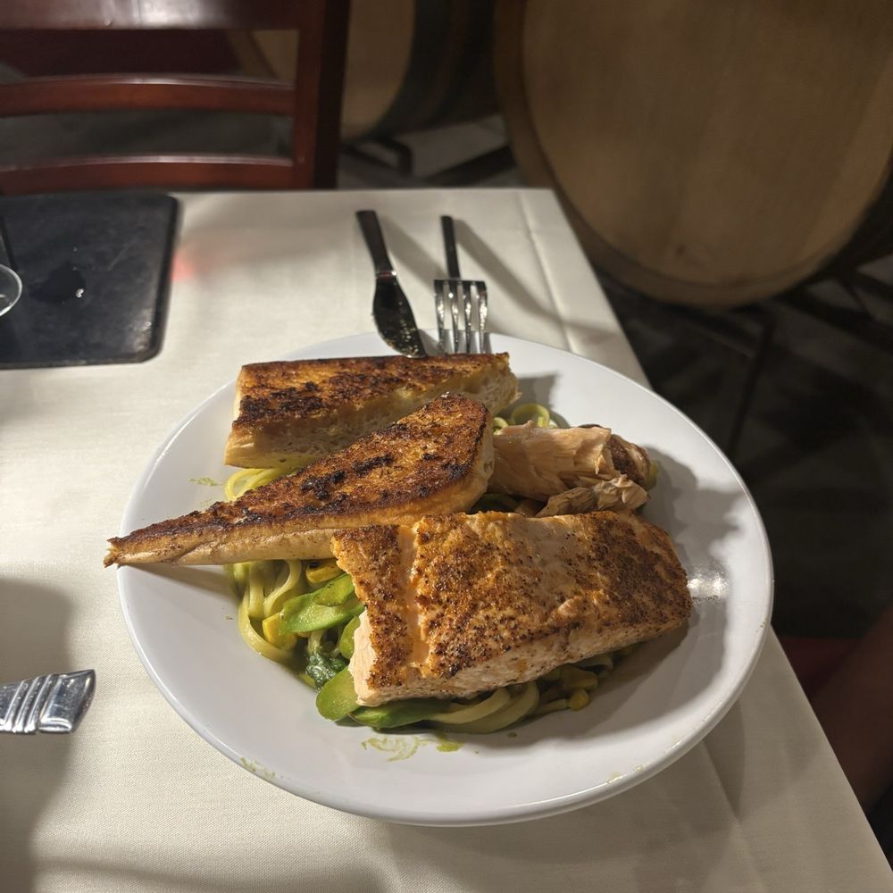 Cave Restaurant - Salmon pasta - Venues & Event Spaces Near Me - Temecula, California