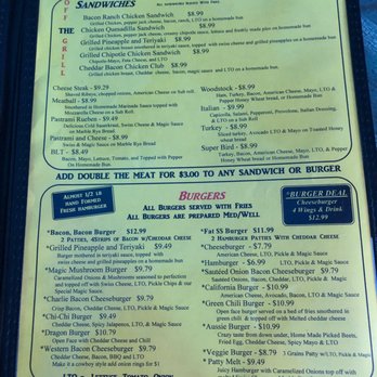 Long Wongs - Menu as of 7/12/19 - Chicken Wings Near Me - Lakeside, Arizona
