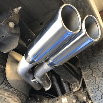M & M Exhaust Systems - Ford F-150 we ran true duals on with a Borla muffler and dual out 1 side - Auto Repair Near Me - Jasper, Indiana M & M Exhaust Systems - Ford F-150 we ran true duals on with a Borla muffler and dual out 1 side - Auto Repair Near Me - Jasper, Indiana