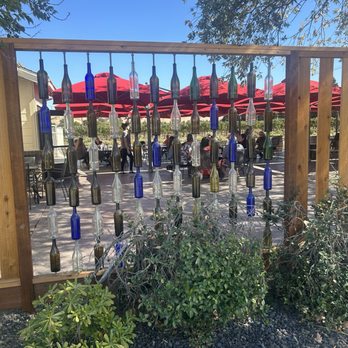 Garré Cafe - Love this decor as I walked in to the outside seating area - Mediterranean Near Me - Livermore, California