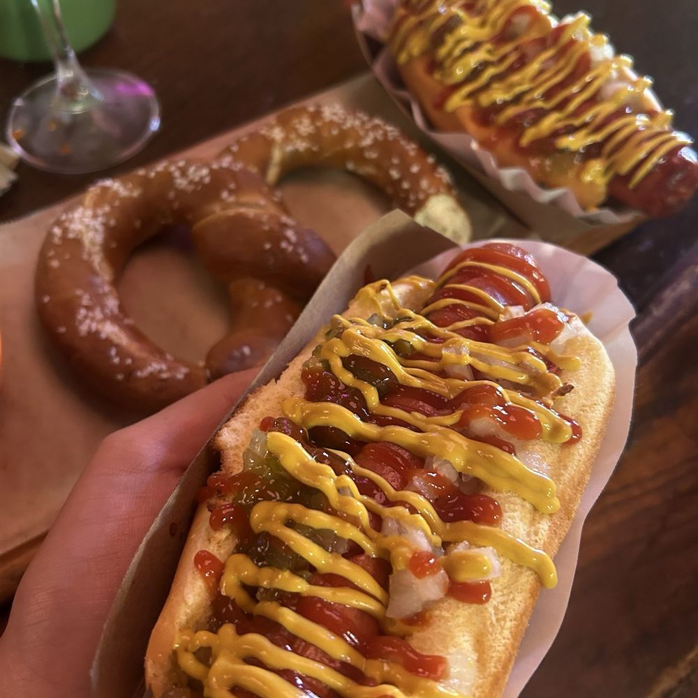 Baby Gee - happy hour hot dog (so fkn good) - Cocktail Bars Near Me - Long Beach, California Baby Gee - happy hour hot dog (so fkn good) - Cocktail Bars Near Me - Long Beach, California