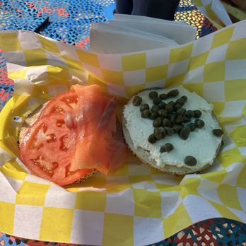 Benjamin's Bakery - Lotsa Lox Bagel. Nice breakfast sandwich. - Bakeries Near Me - Surfside Beach, South Carolina Benjamin's Bakery - Lotsa Lox Bagel. Nice breakfast sandwich. - Bakeries Near Me - Surfside Beach, South Carolina