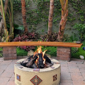 The Avalon Hotel - Firepit on the patio. - Hotels Near Me - Avalon, California