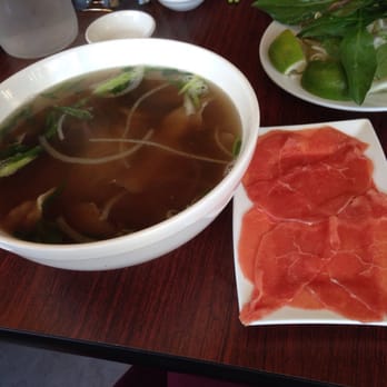 Monster Pho - Regular pho rare steak in the side - Vietnamese Near Me - Oakland, California Monster Pho - Regular pho rare steak in the side - Vietnamese Near Me - Oakland, California