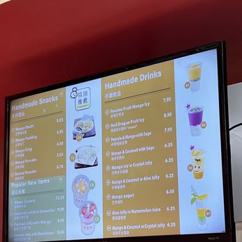 Hui Lau Shan - Menu from Oct 2023 - Desserts Near Me - Berkeley, California